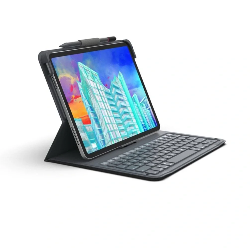 ZAGG Messenger Folio 2 Gray Keyboard Case for iPad Air & iPad Pro